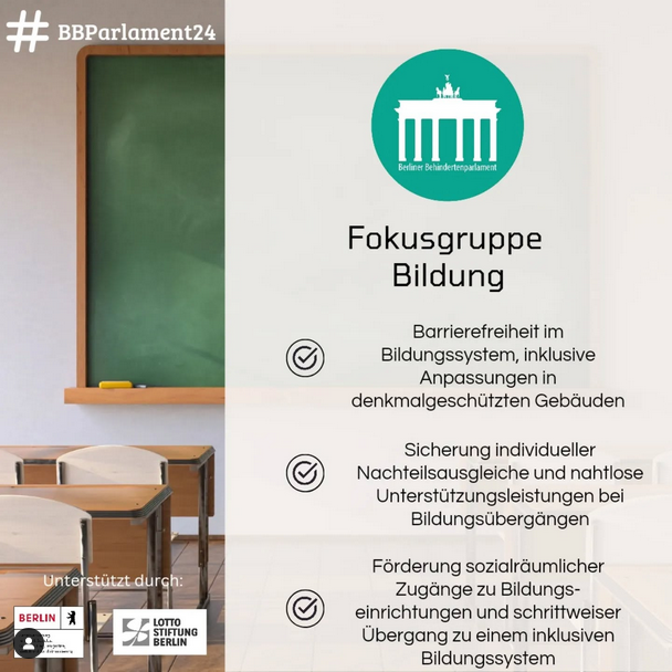 Antrag 2024 Fokusgruppe Bildung | BBP