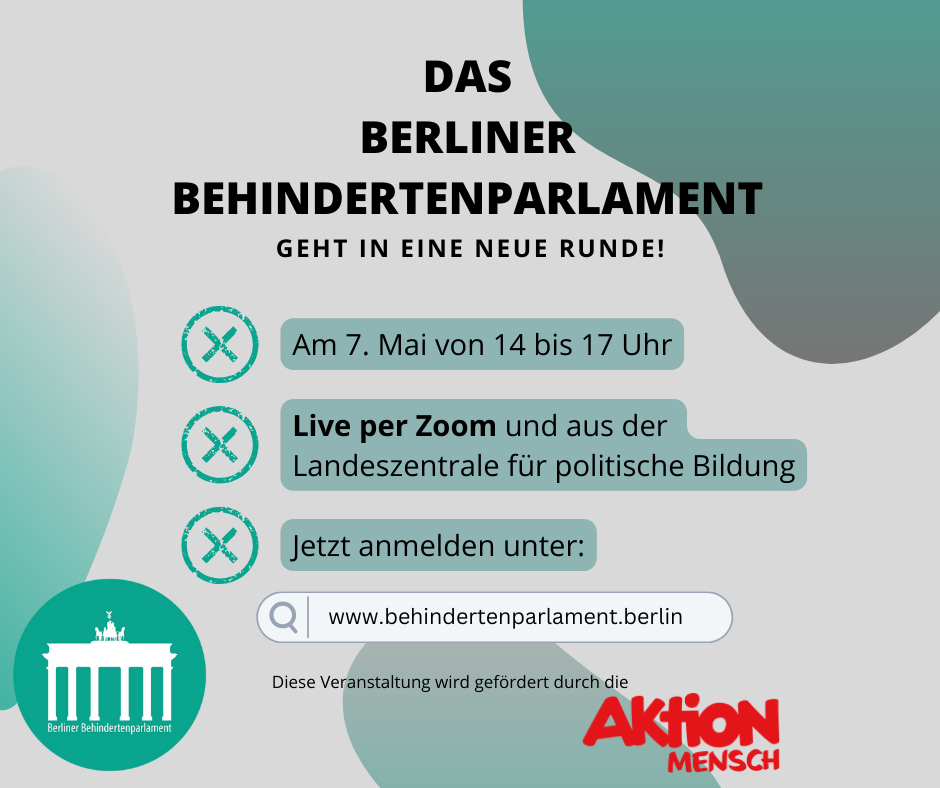 Share Pic 2 - Ankündigung Auftakt Berliner Behinderten Parlament