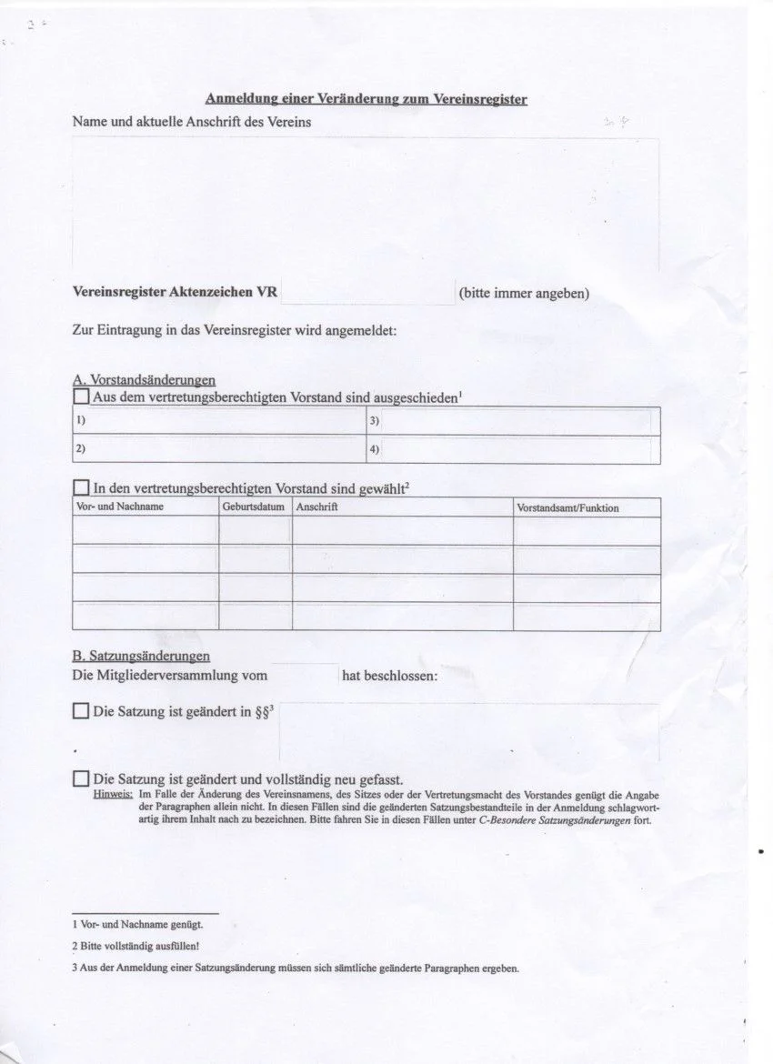 Vereinsregister