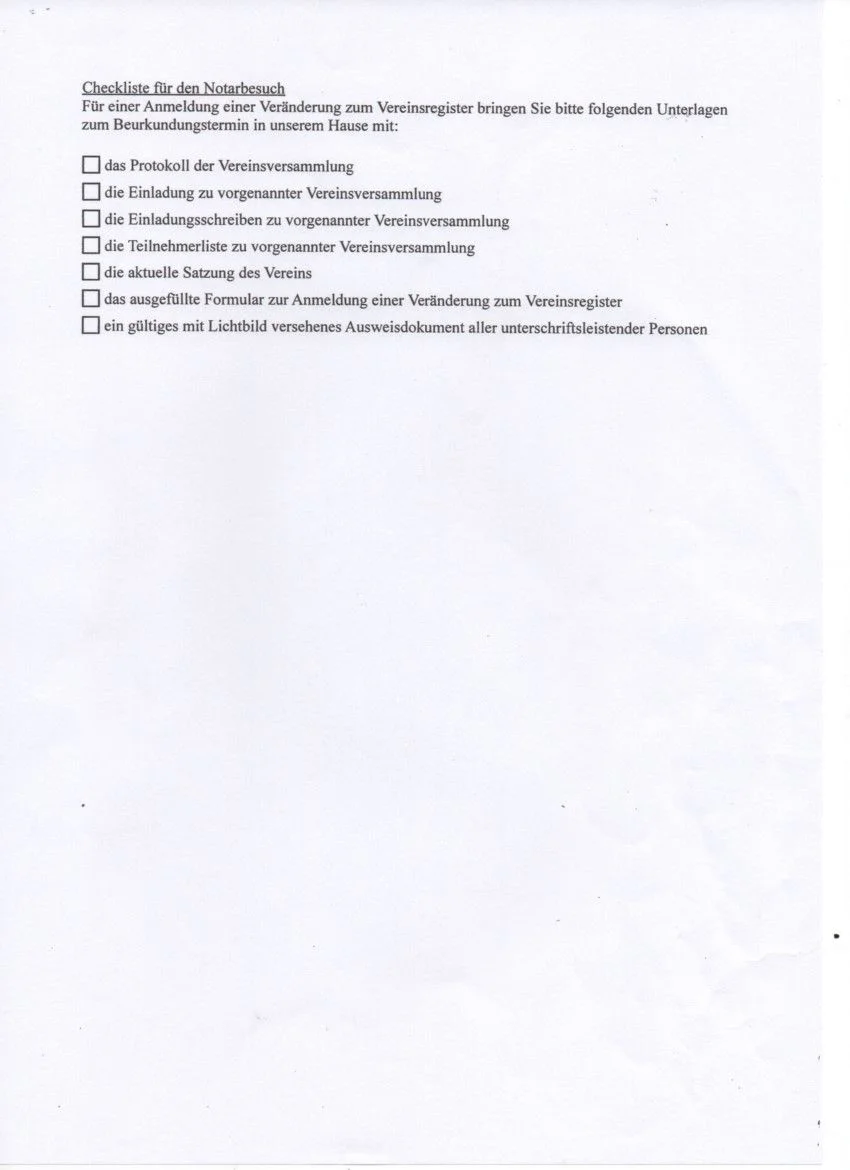 Vereinsregister