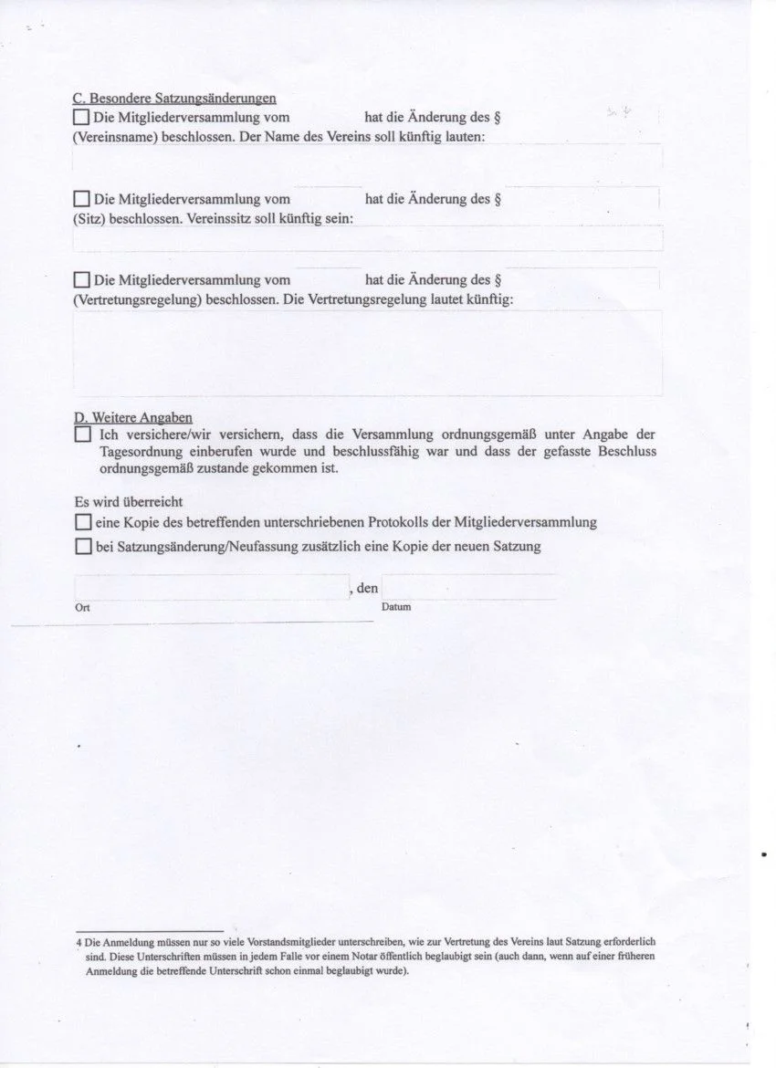 Vereinsregister