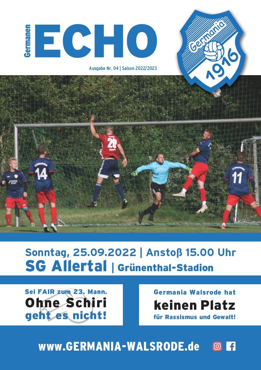 Germanen Echo Nr.04 - SG Allertal - 25.09.2022