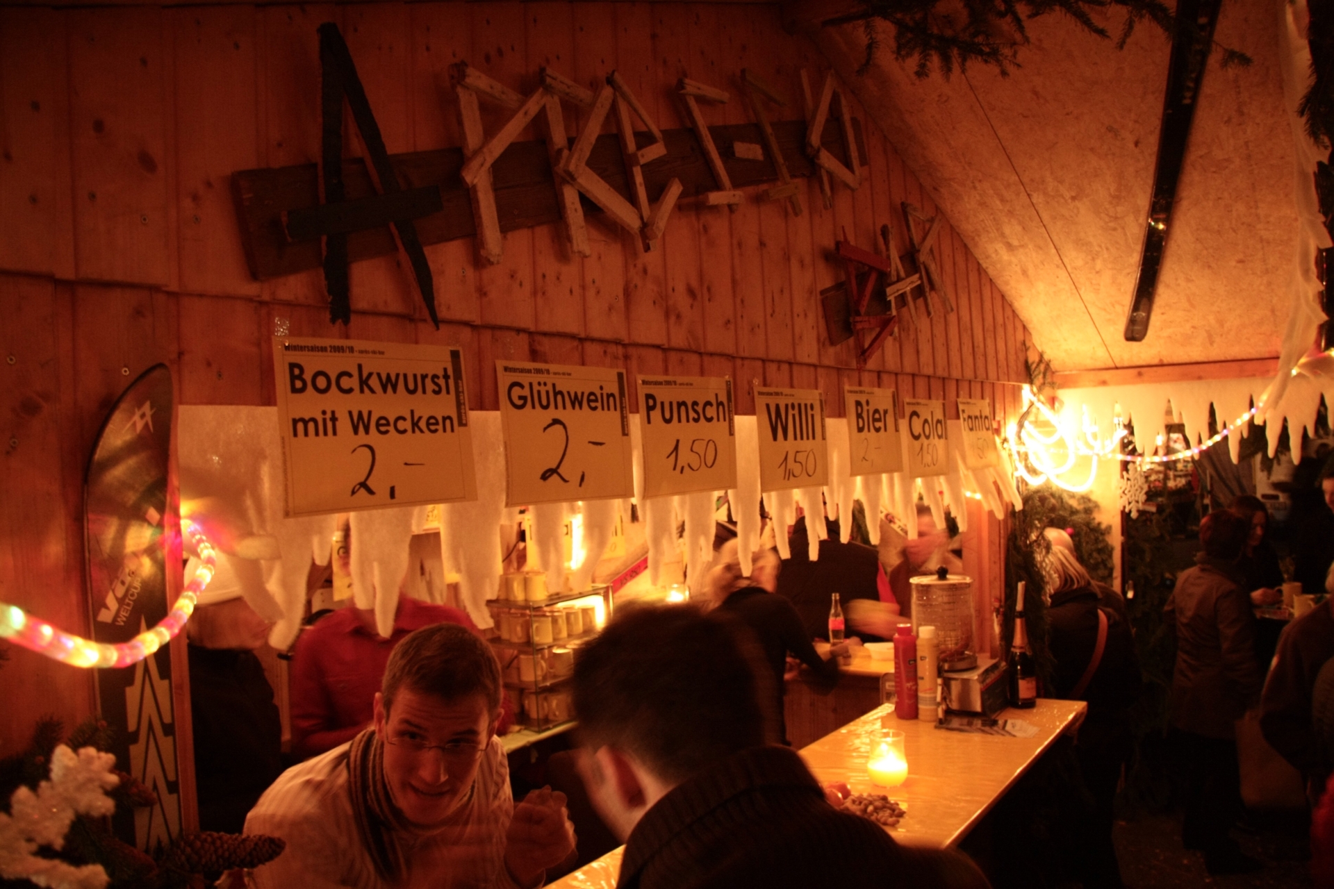 Après-Ski-Hütte Eislinger Weihnachtsmarkt