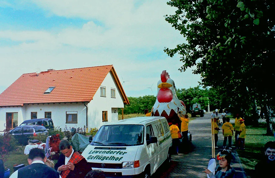 Festumzug zum 4. Kreiserntefest 2004