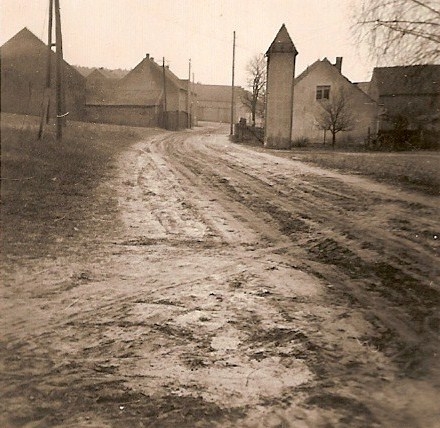 Dorfstraße aus Richtung Blankensee (ca. 1952)