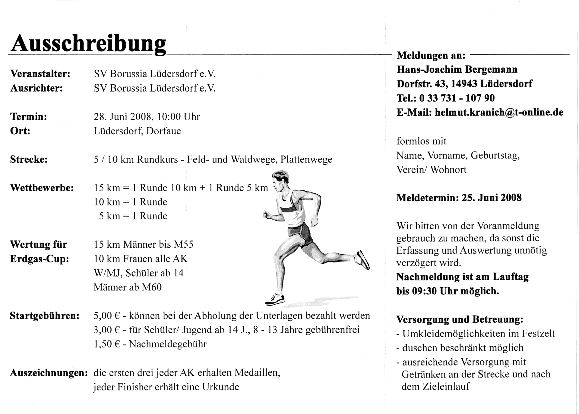 Ausschreibung Albert-Wuthe-Lauf 2008 Seite 2