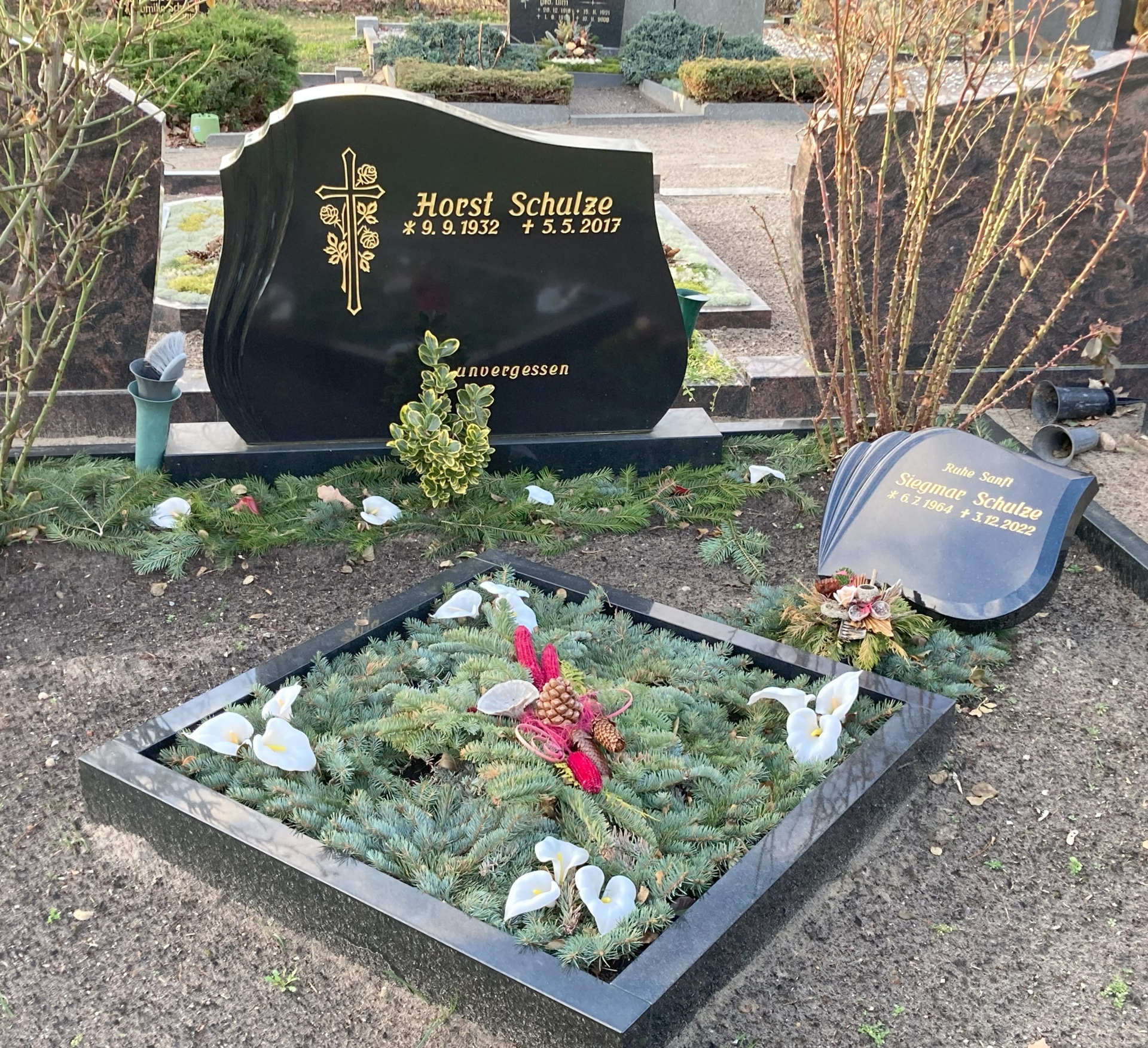 Die Grabstätte von Horst Schulze