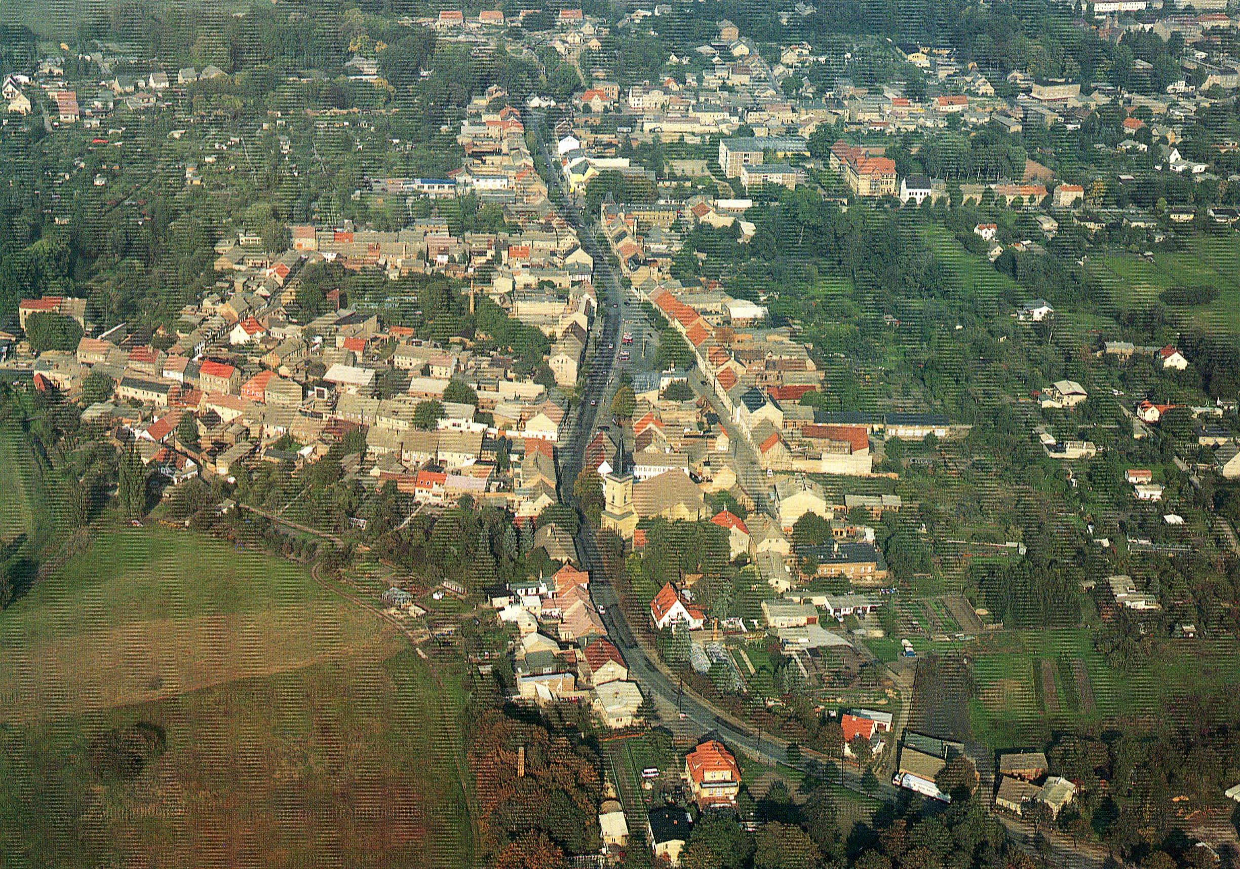 Luftbild Trebbin 1992