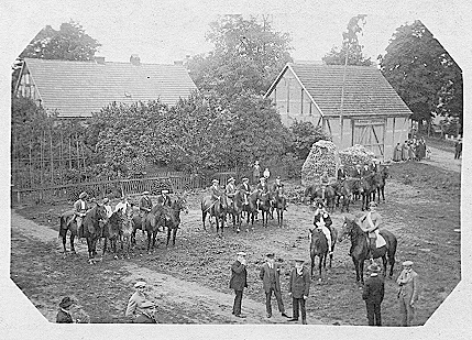 Stellplatz der Reiter am Pfingstochsen in den 1920-er Jahren