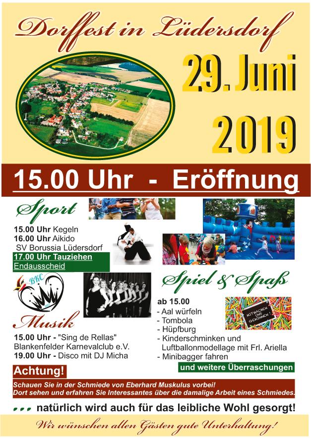 2019 Plakat Dorffest