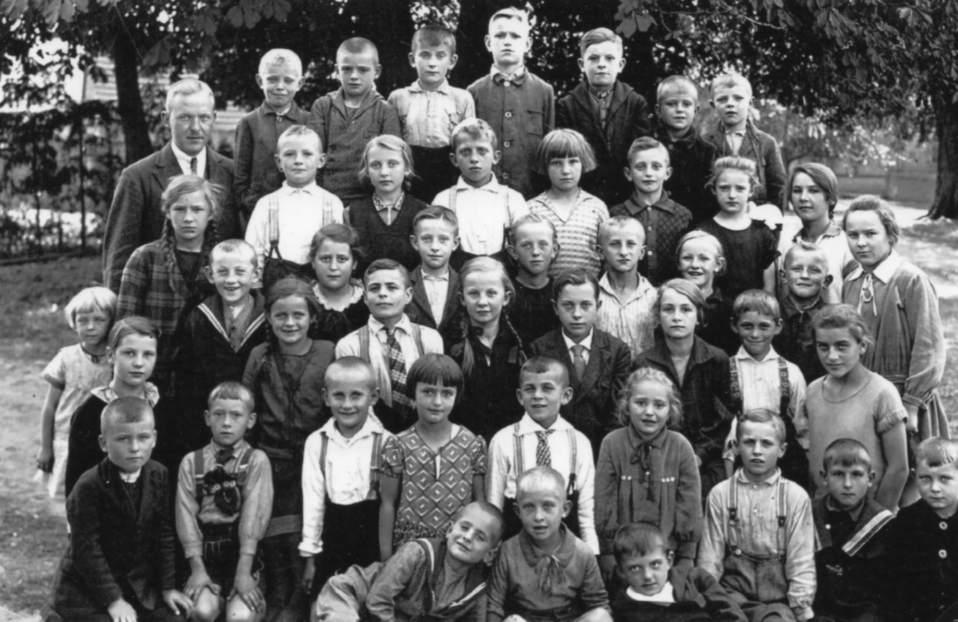 Ein Klassenfoto von 1929