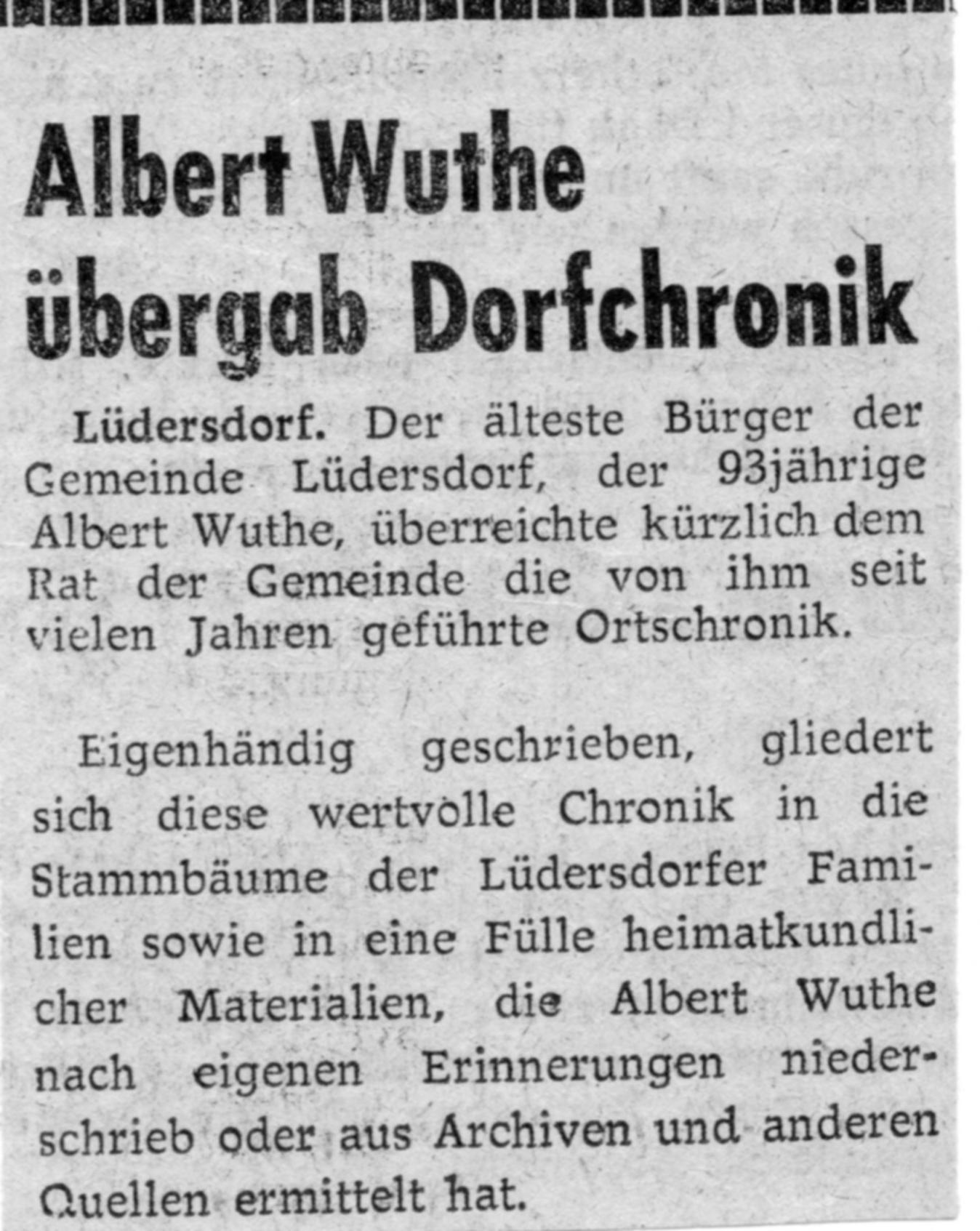MAZ-1981-Albert Wuthe übergab Chronik