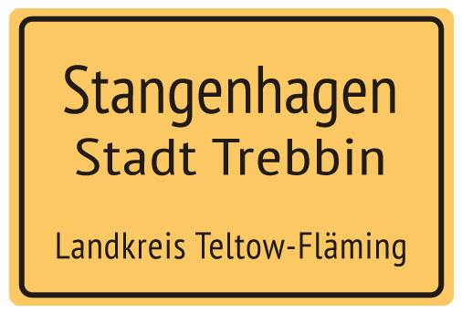 Stangenhagen Ortsschild