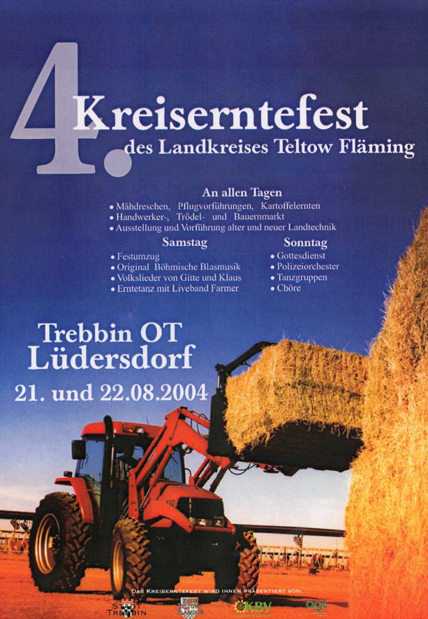 Plakat Kreiserntefest