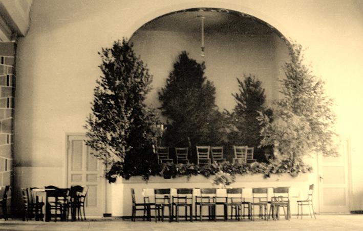 Der Saal des Schützenhauses in den 1920er/1930-er Jahren