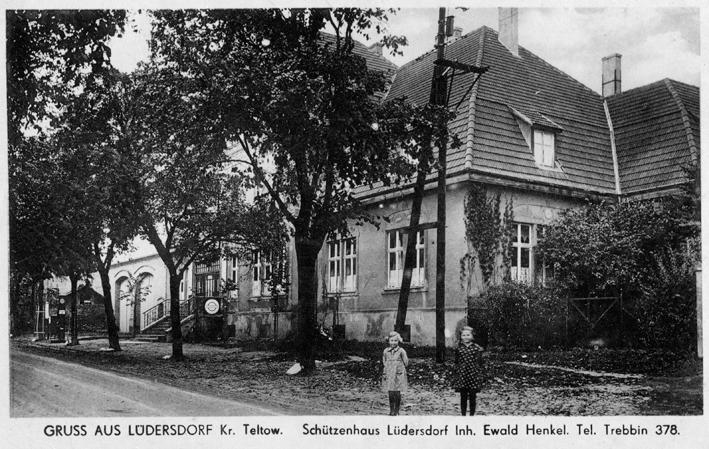 Das Schützenhaus Lüdersdorf in den 1935