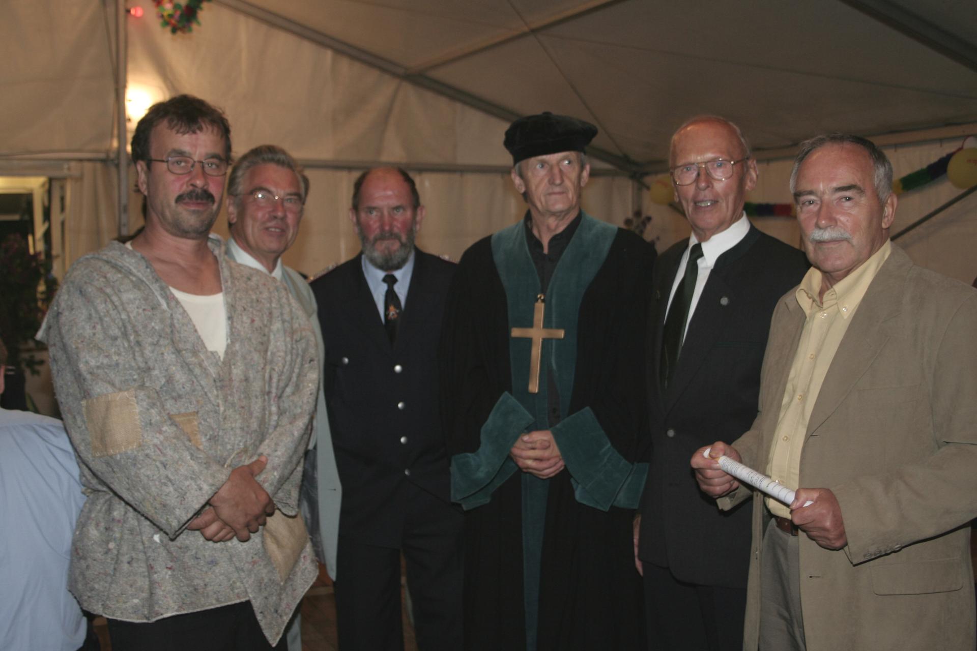 v.l. Jörg Roschlau,Bernd Pienz,Joachim Bergemann,Horst Schulze und Dr.Birk