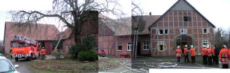Wohnhausbrand Rohden
