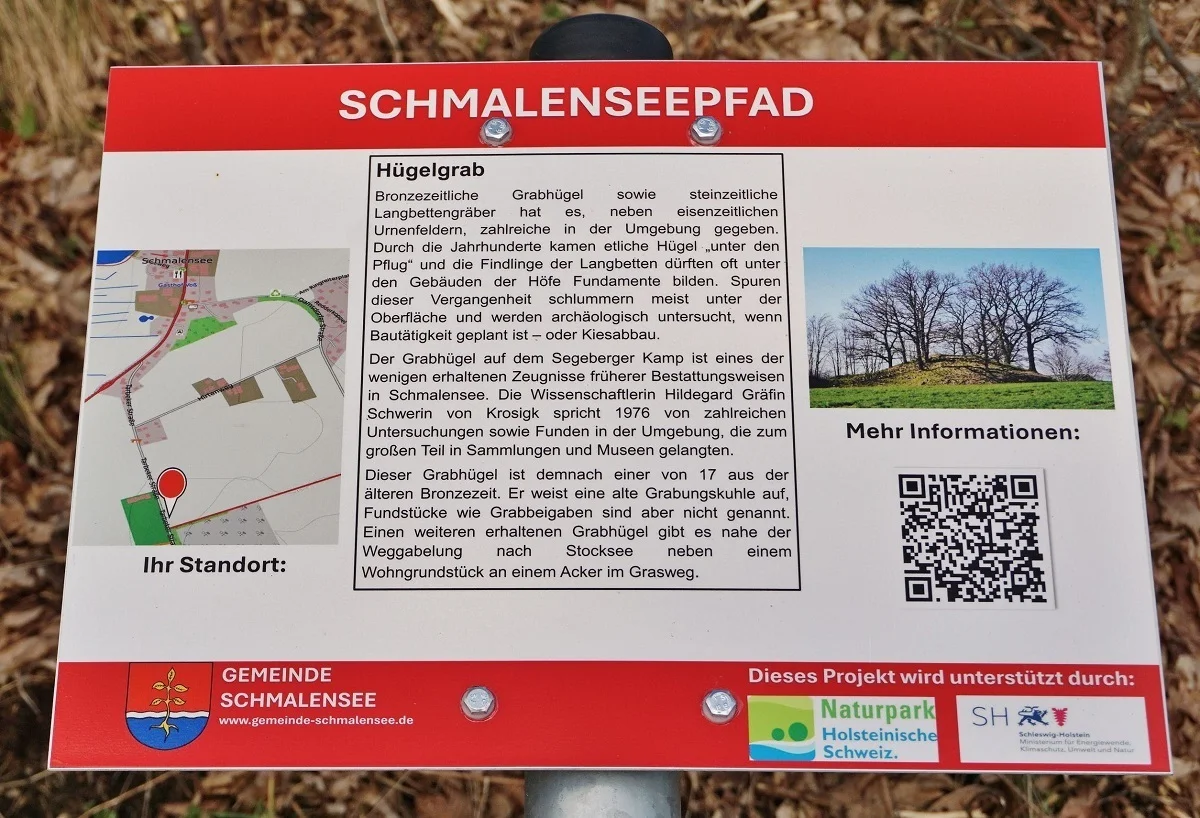 Früher gab mehr Grabhügel in der Gemarkung