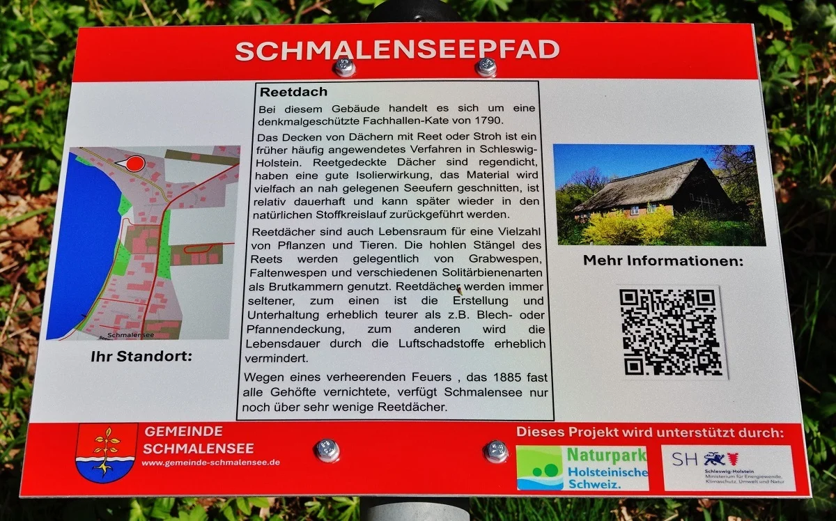 Reetdächer sind heute selten zu sehen