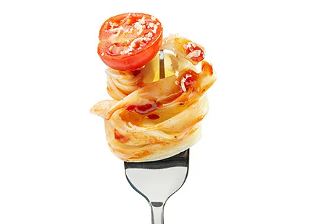 gabel-tomatenpasta