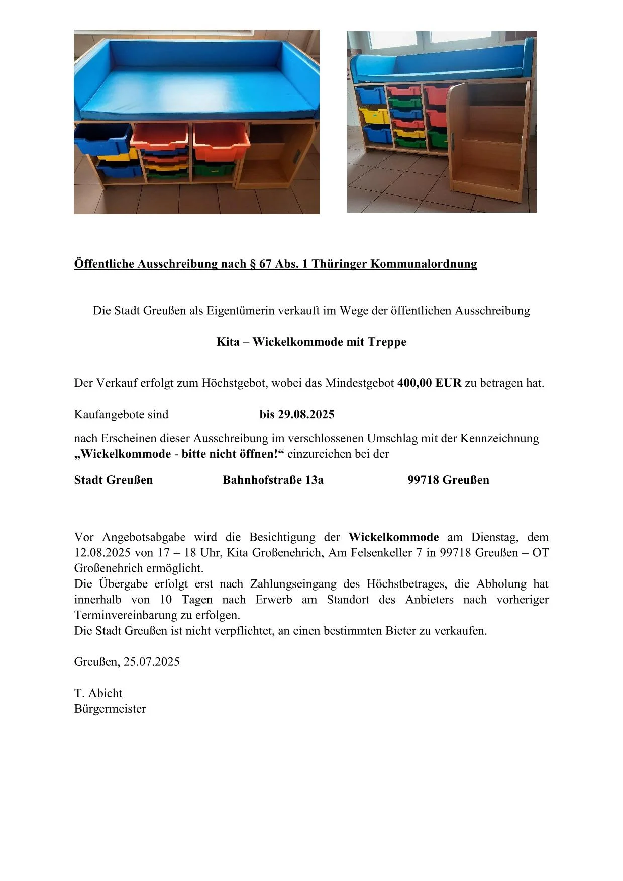 Wickelkommode