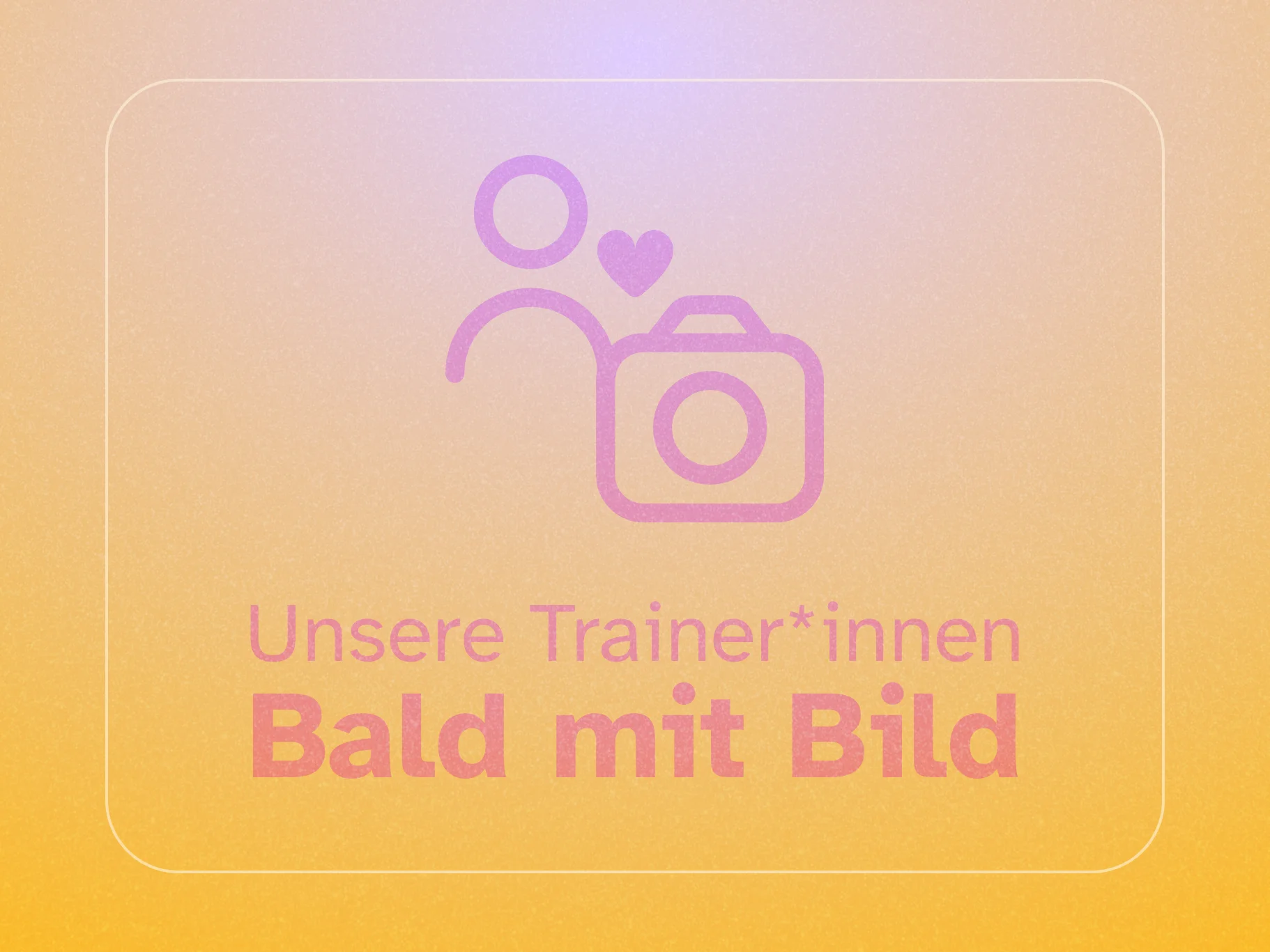 Platzhalter Bild für unsere Trainer
