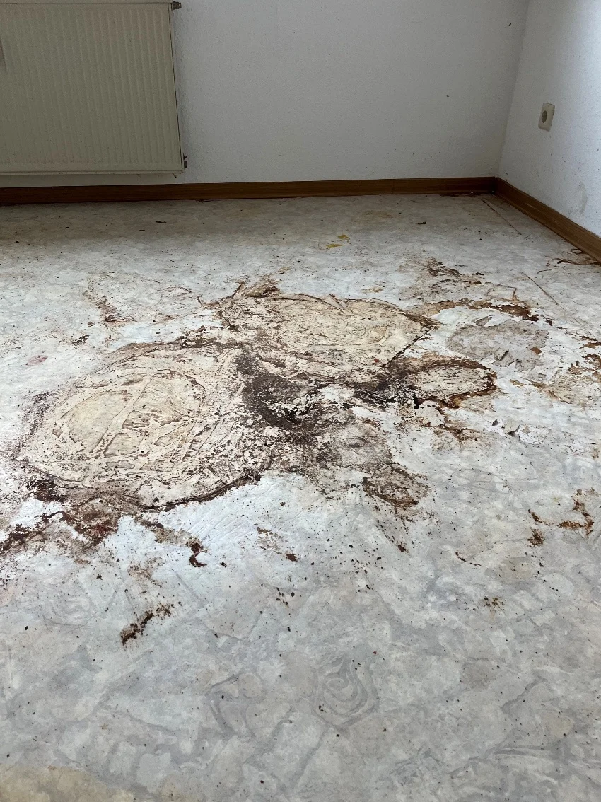 Küche vor der Reinigung