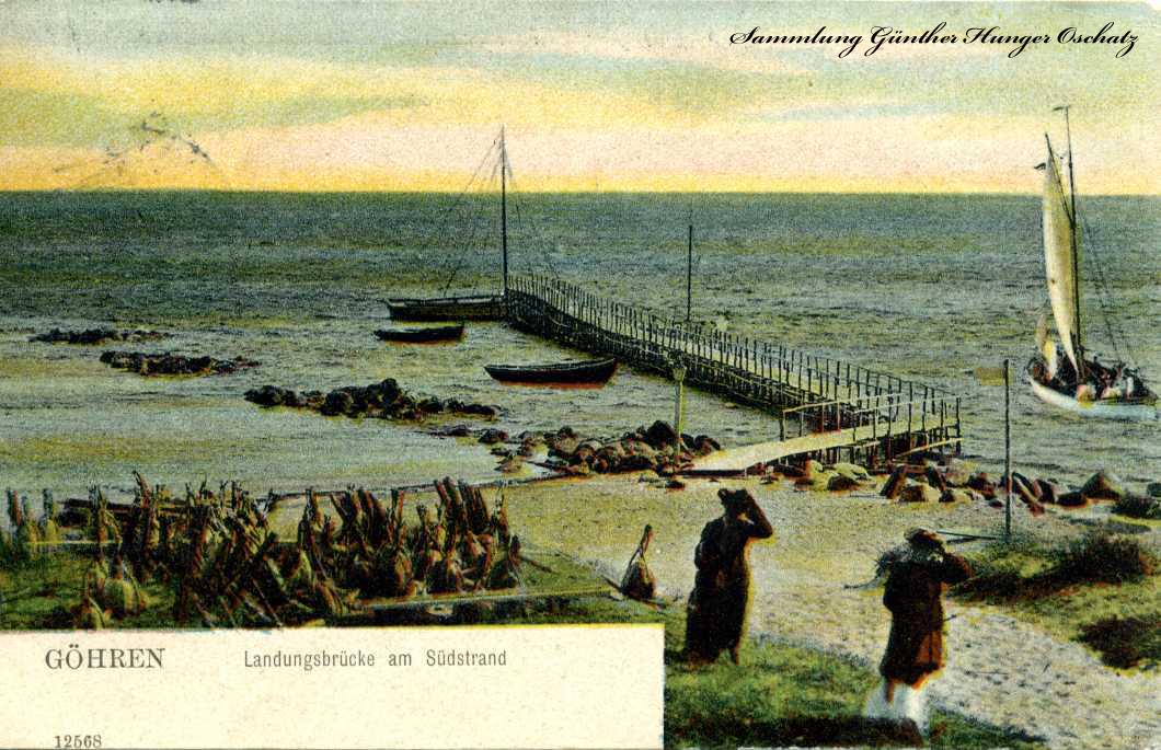 Göhren  Landungsbrücke am Südstrand