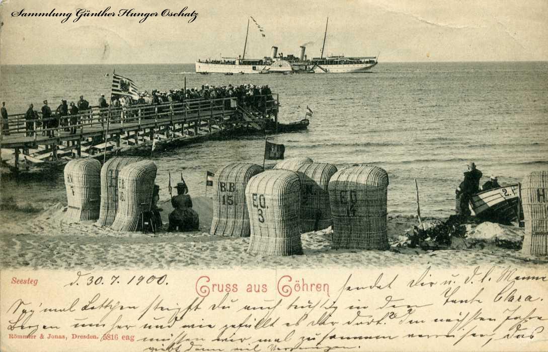 Gruss aus Göhren 1900