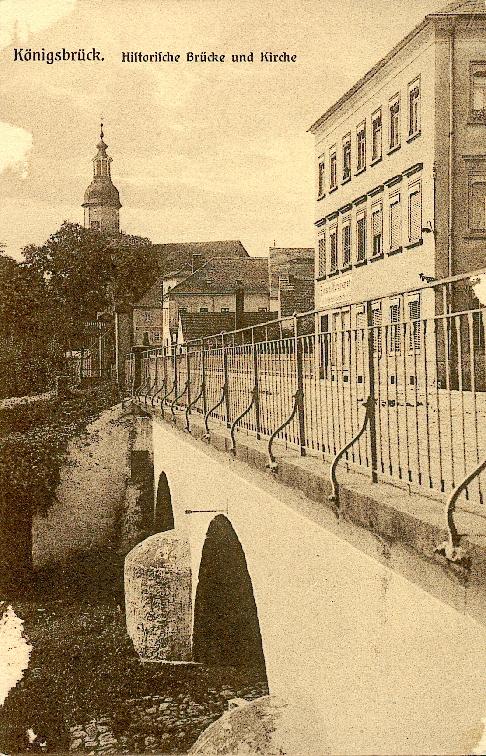 historisches Bild zur Bader-Brücke