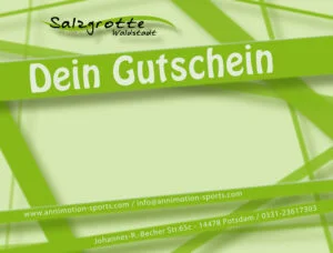 Salzgrotte Gutschein