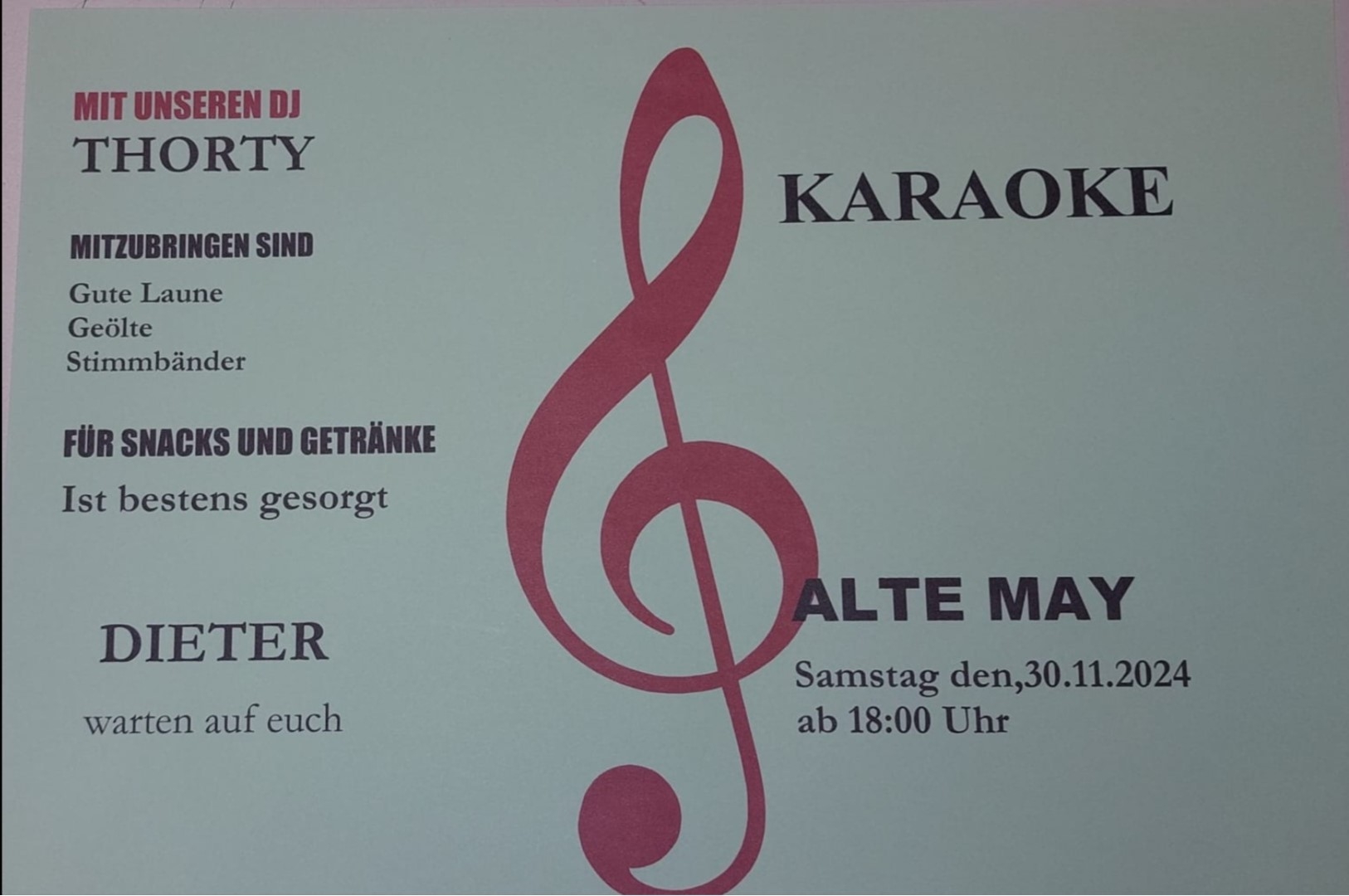 Karaoke 20241130