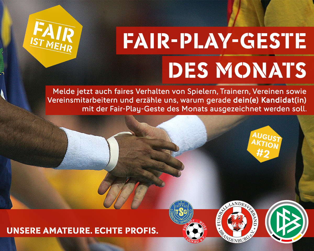Fair-Play-Geste August 2021