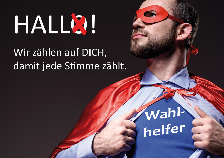 Wahlhelfer*innen gesucht