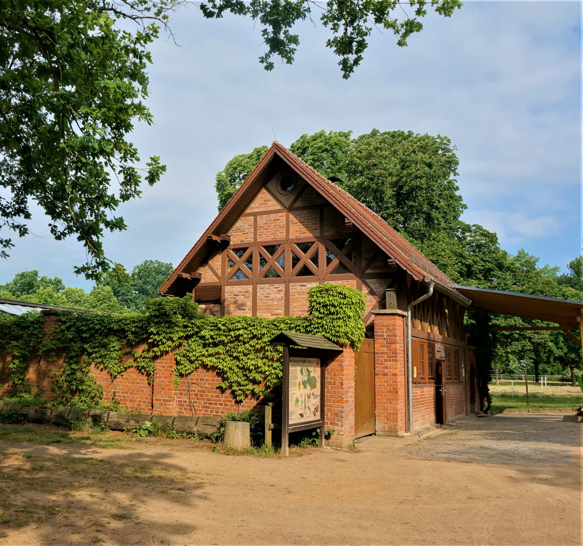 Auwaldstation im Sommer