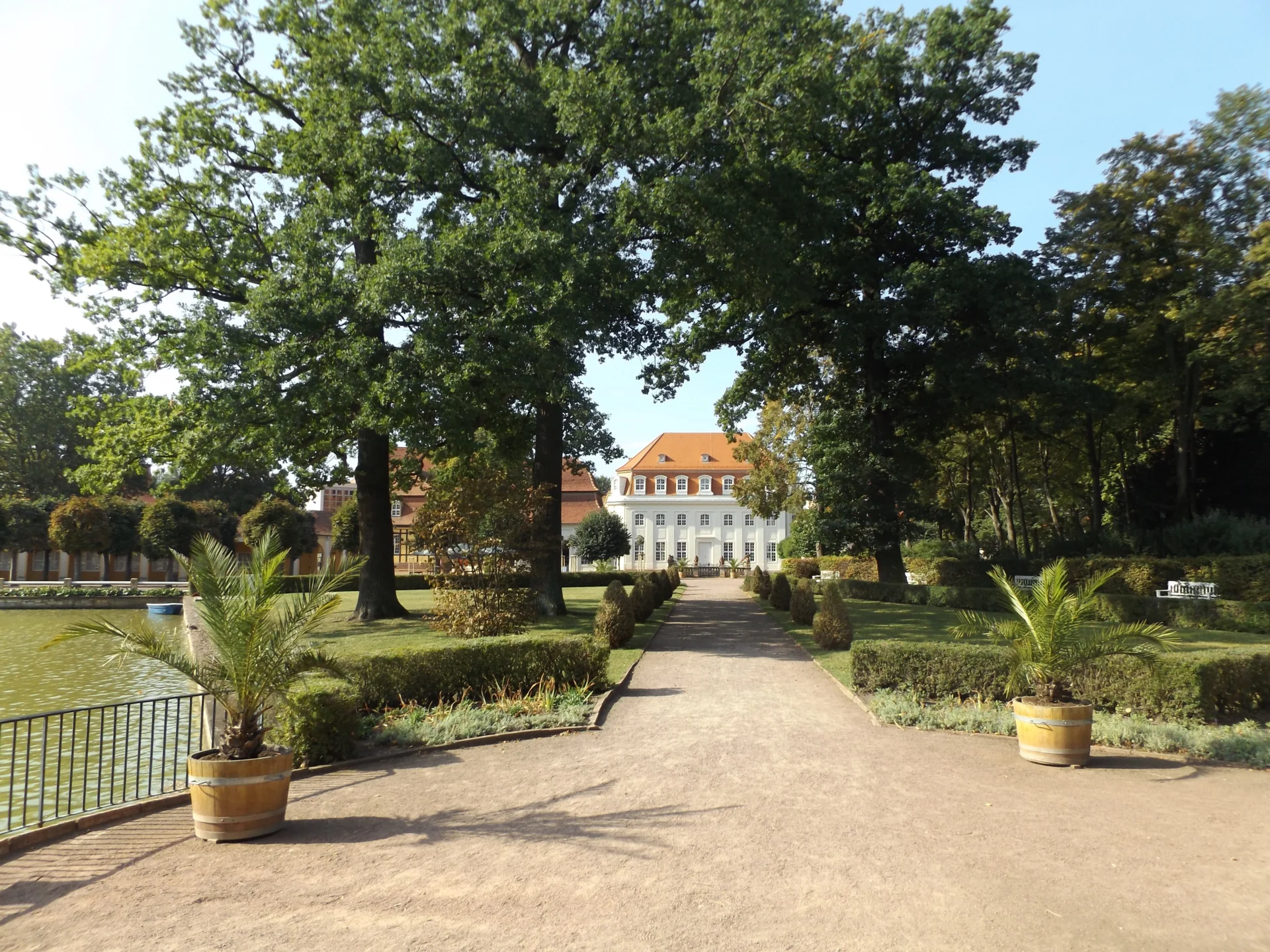 Blick auf die Historischen Kuranlagen