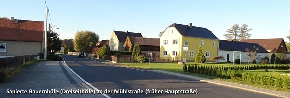 Sanierte Bauernhöfe