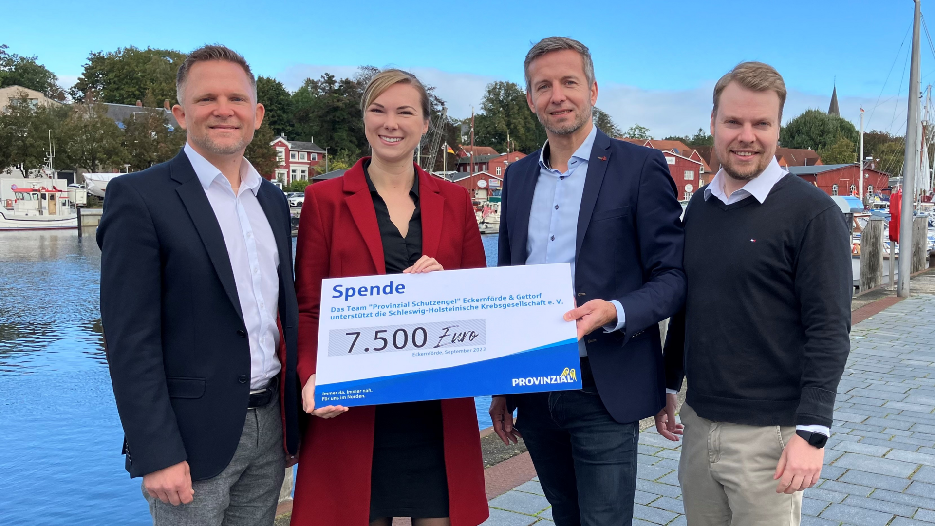 Lauf ins Leben Spendenübergabe 2023