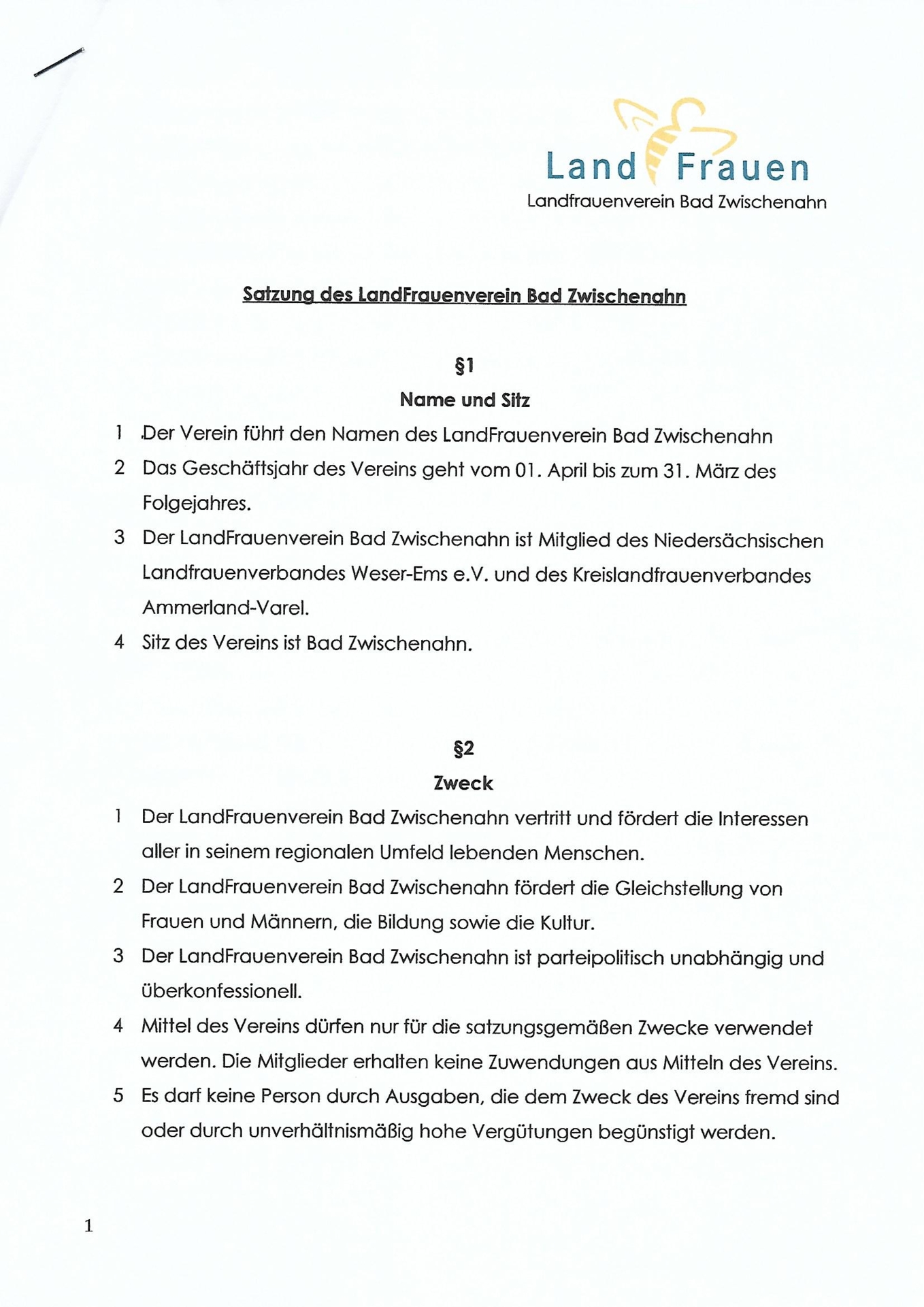 Satzung1