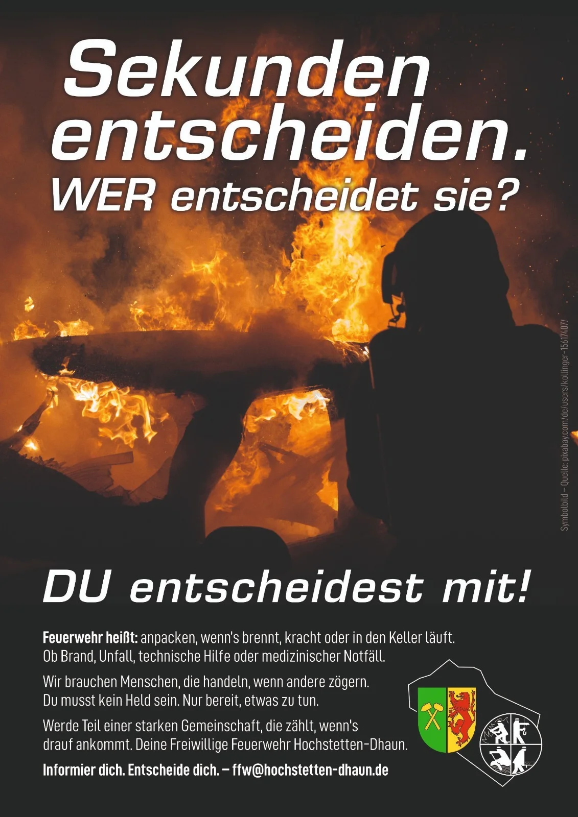 Werbekampagne Feuerwehr Hochstetten-Dhaun