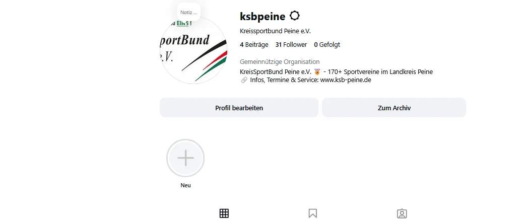 Kreissportbund Peine – Instagram