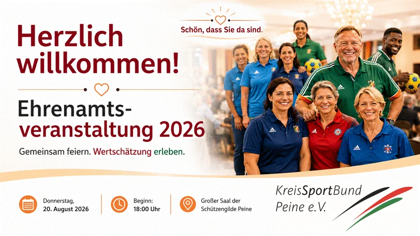 Ehrenamtsveranstaltung 2026 – Gemeinsam Danke sagen