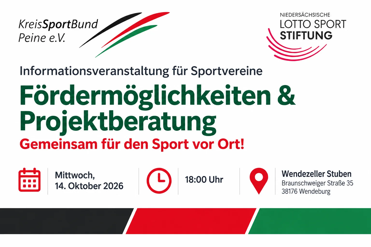 Informationsveranstaltung Fördermöglichkeiten und Projektberatung am 14. Oktober 2026