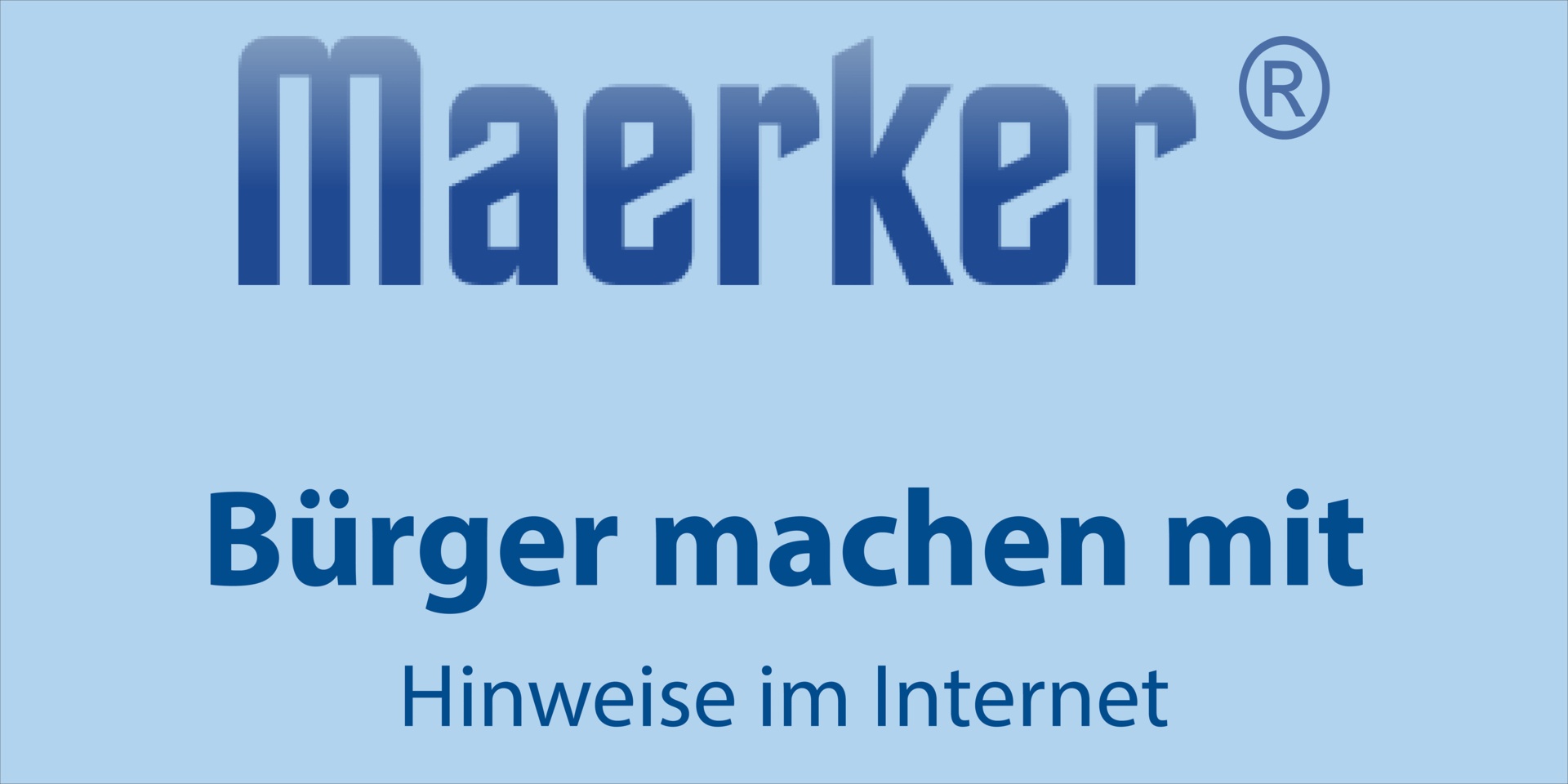 Maerker aktuell