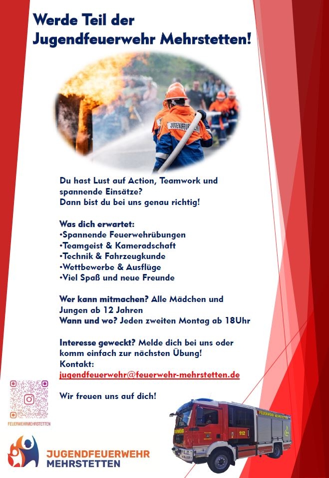 Jugendfeuerwehr Flyer
