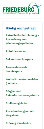 Häufig nachgefragt