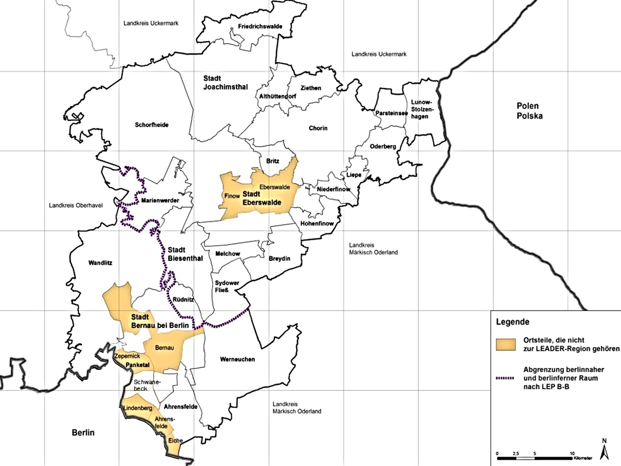 LEADER-Region Barnim ab 2023 groß