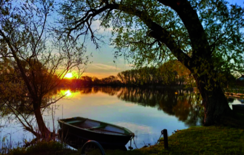 Abendstimmung in Bahnitz  (Foto: Jutta Ost)