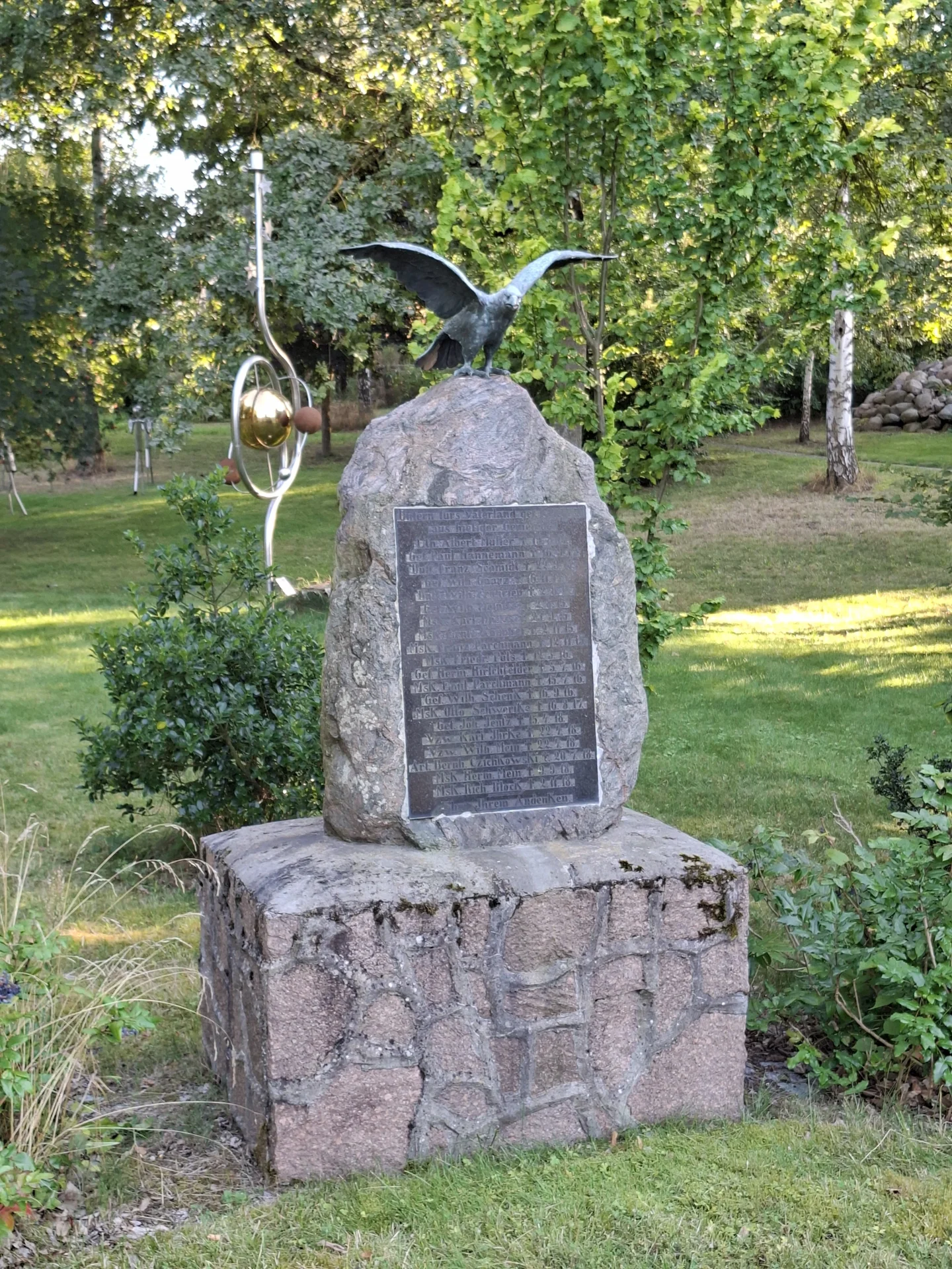 Foto einer Skulptur
